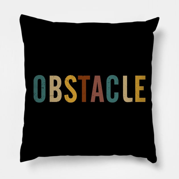 Vintage Obstacle Proud Name Christmas Styles 90s Pillow by MakeMeBlush