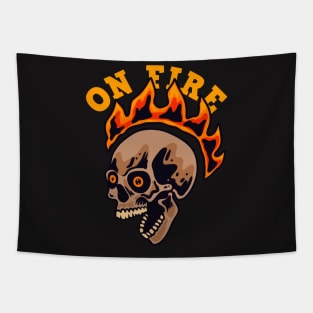 On fire Tapestry