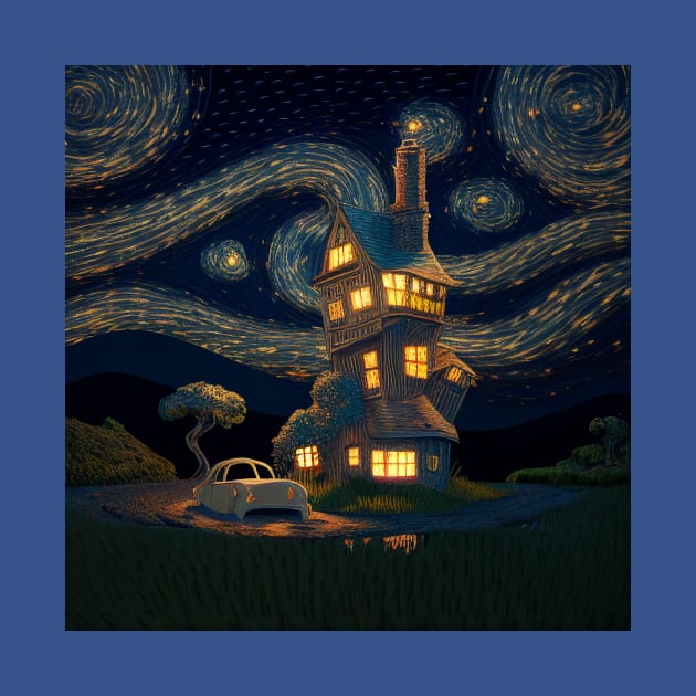 Starry Night Over The Burrow by Grassroots Green