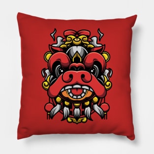 Lion Dance Pillow