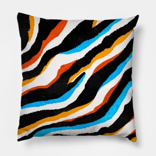 Zebra Print Pattern Pillow