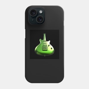 Colourful rock guitar with high gloss reflection. Phone Case