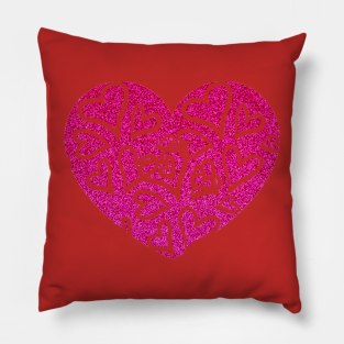 Pink Heart Pillow