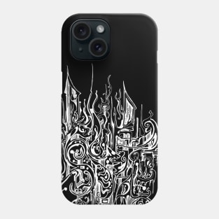 Abstract doodle art Phone Case