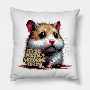 Sad Hamster Pillow