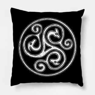 Celtic Dragon Design Pillow