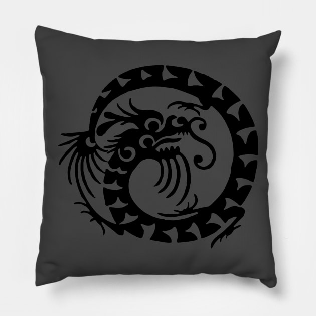 Dragon Pillow by scdesigns