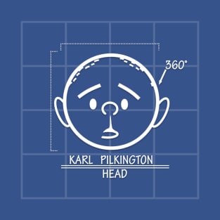 Karl Pilkington Blueprints T-Shirt