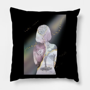 Kintsugi Girl Healing Light Pillow