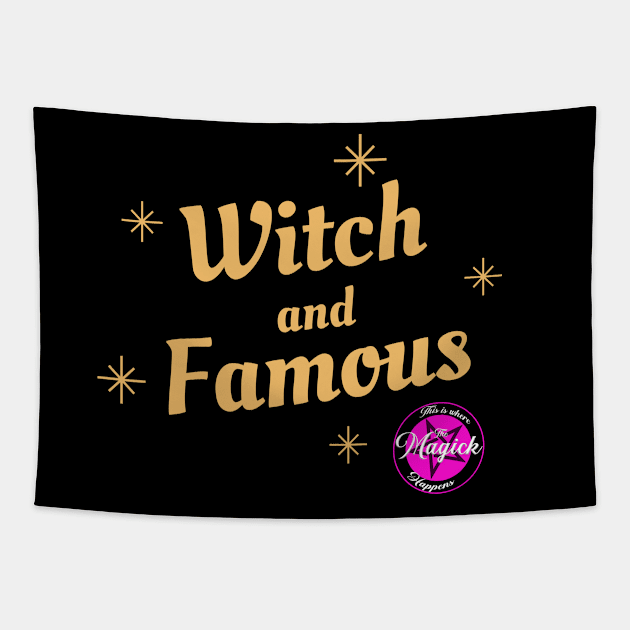 Witch and Famous Tapestry by MagickHappens