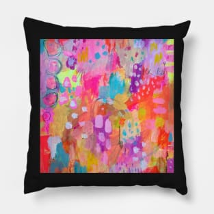 Super Bright Abstract Pillow