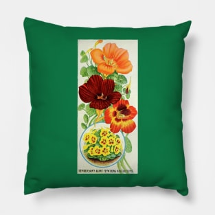 Nasturtiums of 1906 Pillow