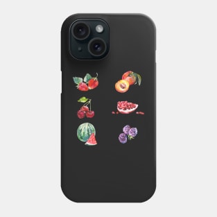 Watercolour Summer Fruits Phone Case