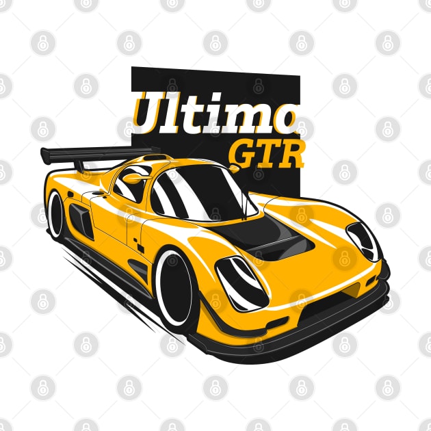 Yellow Ultima GTR Racing by KaroCars