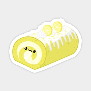 Lemon Cake Roll Magnet