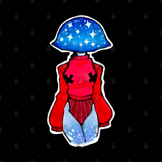 Mushroom Girl by Art by Amara