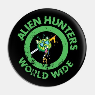 Alien Hunters Pin