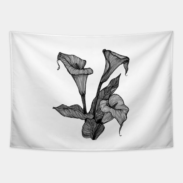 calla lily Tapestry by lovefromsirius