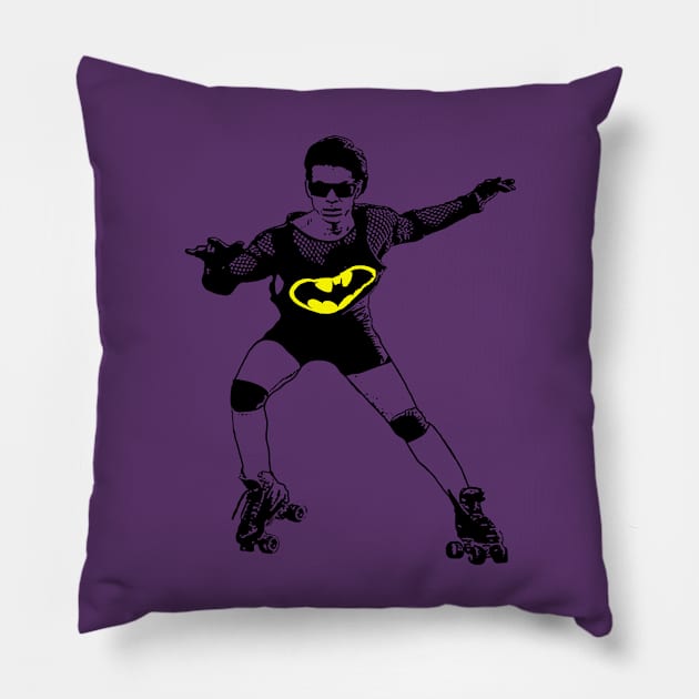 Prince of the Bat Skates Pillow by BradyRain