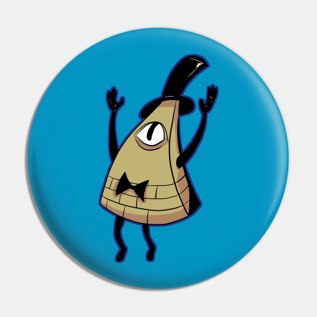 Bill Cipher Pin by Black Snow Comics