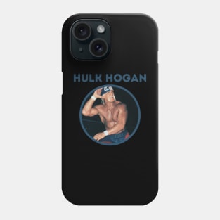 hulk hogan ll blue dark Phone Case