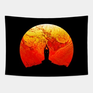 Morning Sun Yoga Tapestry