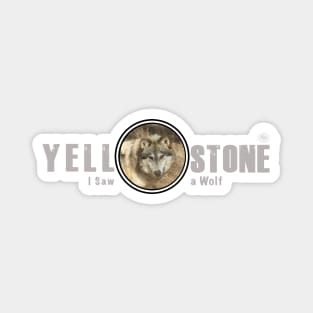 I Saw a Wold, Yellowstone National Park Magnet