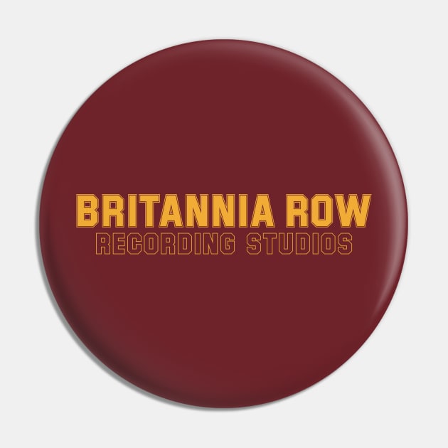 Britannia Row Pin by typeadesign