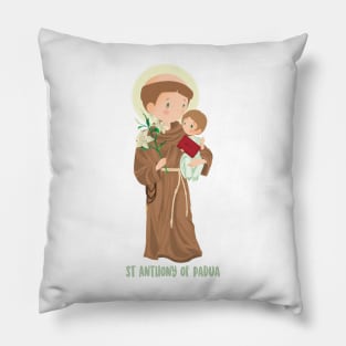 Saint Anthony of Padua Pillow