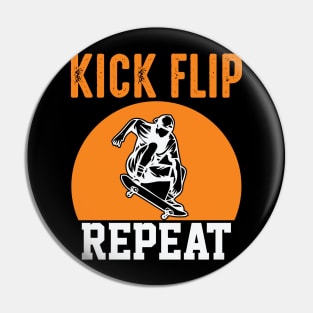 Kick flip Repeat Pin