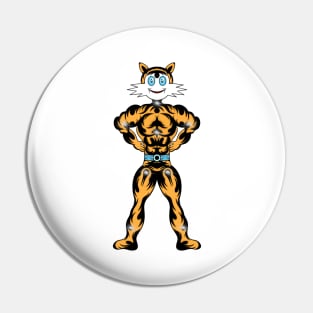 Calvin and Hobbes - Cool Muscles with a Cute Smile Pin