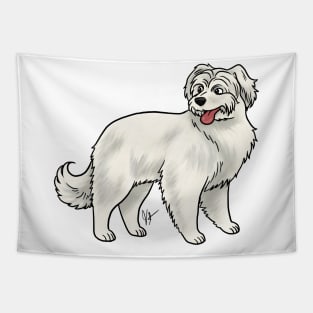 Dog - Pyrenean Shepherd - White Tapestry