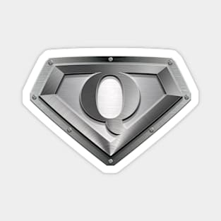 Super Sleek Style Q Symbol Magnet