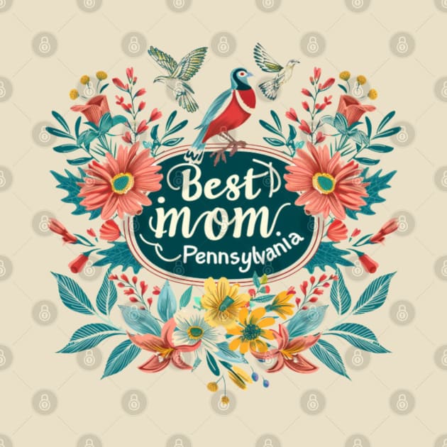 Best Mom in the PENNSYLVANIA, mothers day gift ideas, love my mom by Pattyld