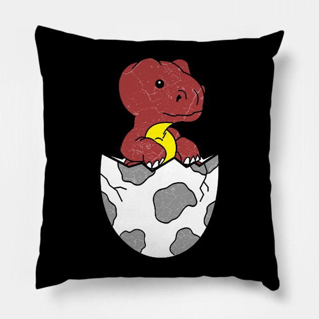 Cute Baby Dino Pillow by Mila46