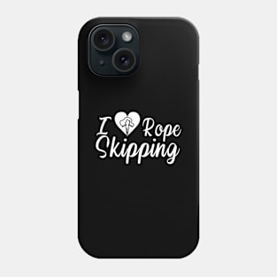 I Heart Rope Skipping Design for Rope Jumpers Phone Case