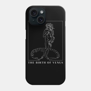 The Birth Of Venus Drawing Phone Case