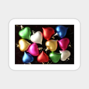 Colourful Heart Decorations Magnet