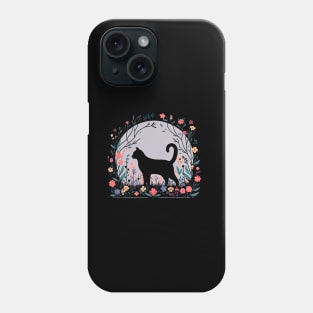 Cat in the Flowers Phone Case