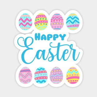 Happy easter cute easter eggs decoration Magnet