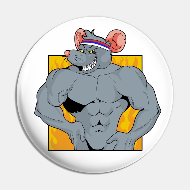 Gym rat fitness design Pin by DRUEBLUE