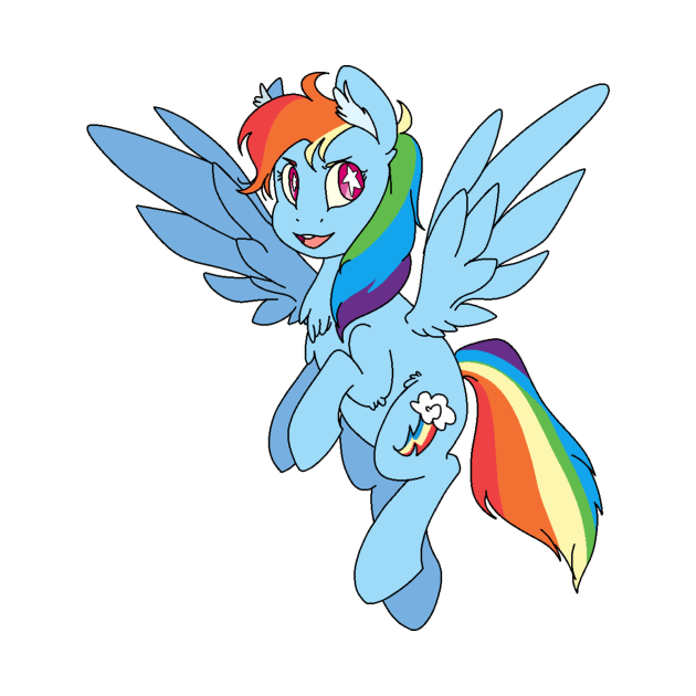 Rainbow Dash by MooseNGoose