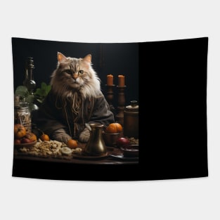 Culinary Cat Tales Tapestry