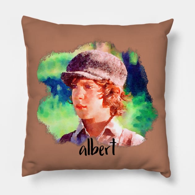 Young Albert Ingalls Pillow by Neicey