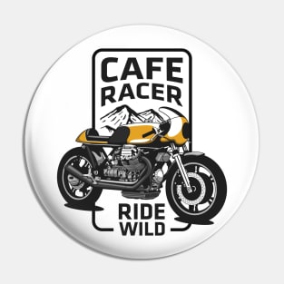 Cafe Racer Motorbike Pin