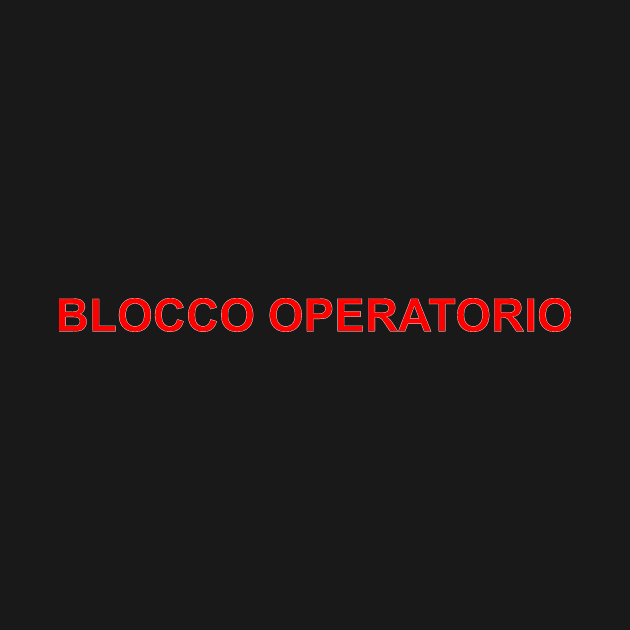 Blocco Operatorio | Maglietta per operatori sanitari by Betta's Collections