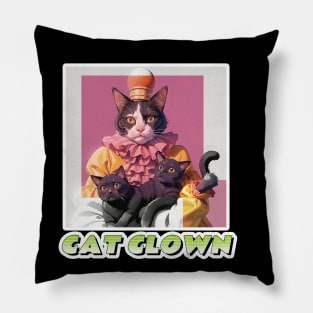 Cat Clown,Cat Joker,Cat Miaw Lover Pillow