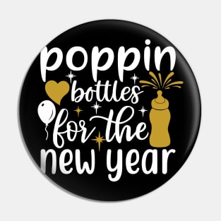 Poppin' Bottles in the New Year 2023 Pin