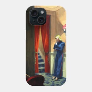 High Resolution Edward Hopper New York Movie 1939 Phone Case