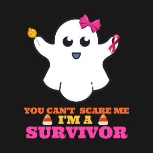 You Can't Scare Me - Halloween Breast Cancer T-Shirt